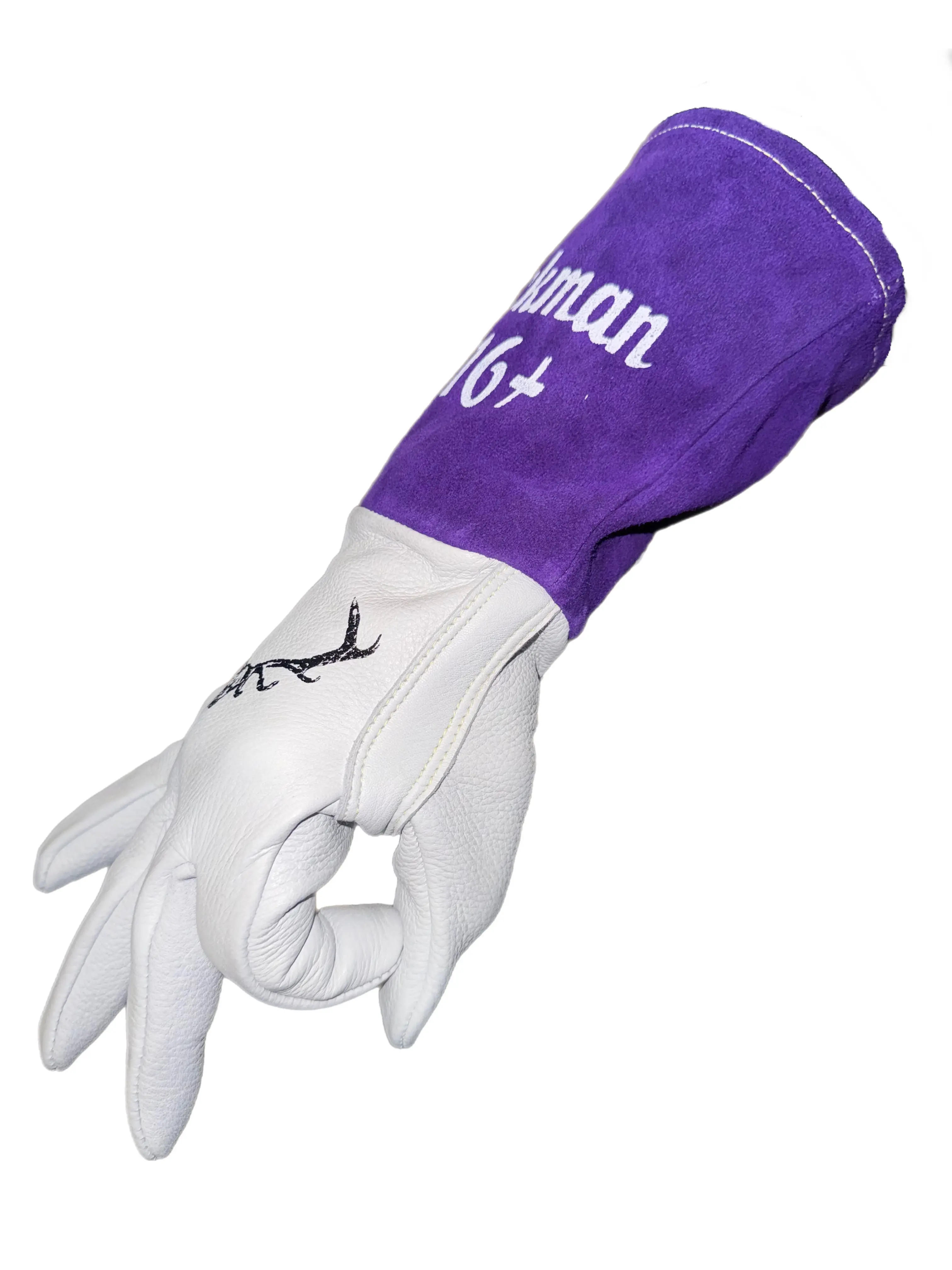 Slickman LIMITED*Purple* 716 Plus Elk Leather Tig Welding Glove