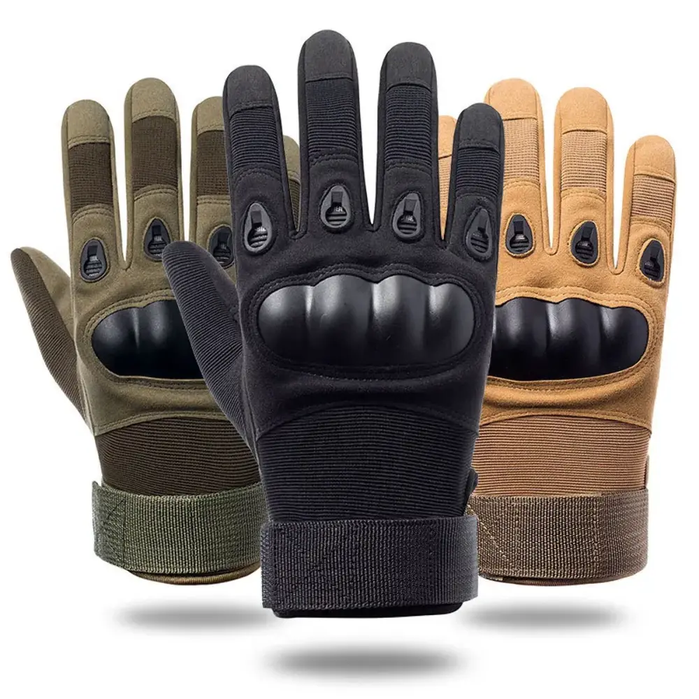 1 Pair of Outdoor Tactical Gloves Full Finger Men's Gloves Sports Shooting Hunting Workout winter  gloves daily activity Warm Anti-Slip