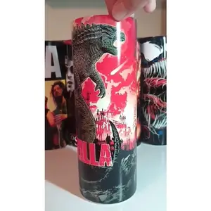 Godzil  Monsters Cup Mug Tumbler 20oz