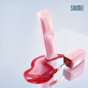 SHUMEI Hydrating Lip Plumper Gloss, Non-Sticky No Cup Stain Lip Serum with Collagen & Peptides for Daily Lip Care