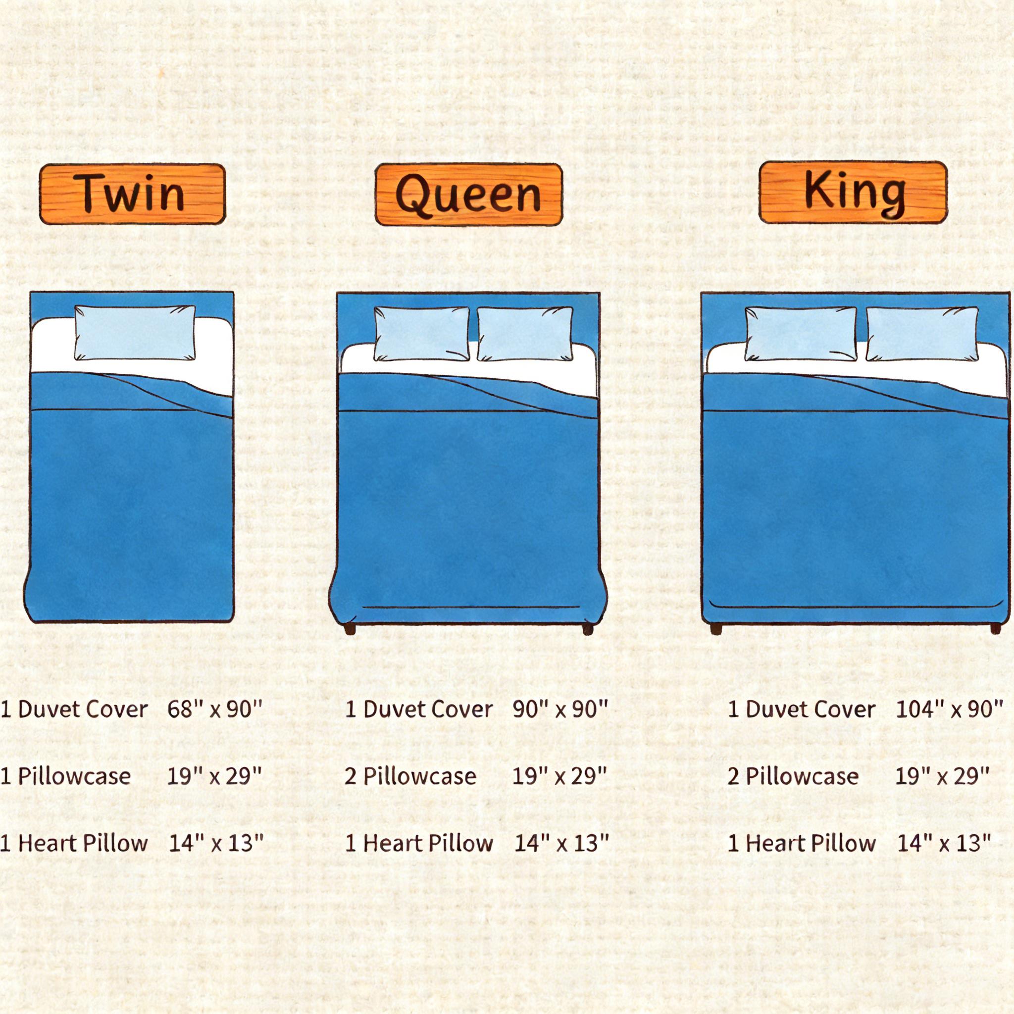 4 Piece Plush Duvet Cover Set (1 Fluffy Faux Duvet Cover+ 1 Heart Pillow + 1/2 Furry Pillow Sham), Soft & Warm Bedding Set(Queen/King: 2 Shams; Twin: 1 Sham)