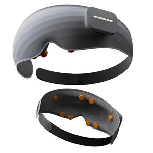 Acupoint Eye Massager, Heated Shiatsu Massage Lavender with Air Compression, Bluetooth Music, Relieves Eye Strain, Migraines, Dark Circles & Dry Eyes, Smart Rechargeable Eye Mask for Sleep & Stress Relief, Therapy Adjustable