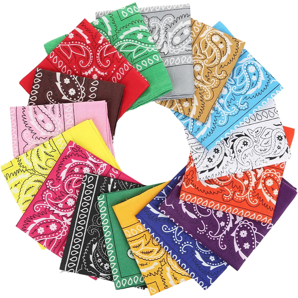16PCS Bandanas Multi-Purpose Party Outdoor Favor Scarf Headband Handkerchiefs for Women Men Boy Girls 16PCS Bandanas Multi-Purpose Party Outdoor Favor Scarf Headband Handkerchiefs for Women Men Boy Girls