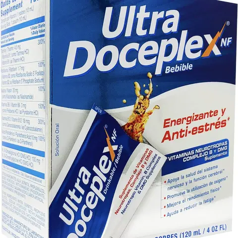 VIJOSA Ultra Doceplex Energy Pouches - Powerful B Complex in a Pouch -liquid, 12 Pouches Fitness Healthcare Vitamin Essential Minerals Supplement
