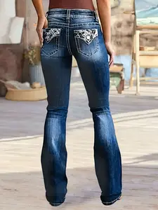 Women's Butt-Lifting Bootcut Jeans - Casual Pants, Streetwear Womenswear Bottoms Women's Butt-Lifting Bootcut Jeans - Casual Pants, Streetwear Womenswear Bottoms