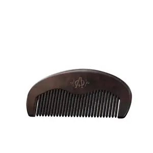 Archer & Oak Wooden Beard Comb - Pocket-Sized Detangling Comb for All Beard Types