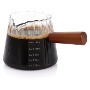 Espresso Cups, Espresso Accessories, 6-Ounce Small Espresso Cups, V-Shaped Rim Small Espresso Cups, Textured Milk Frothing Pitchers, Glass Measuring Cups, Small Espresso Accessories for Coffee Machines