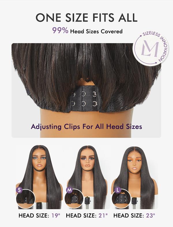 Luvme All Day Comfort Wig Glueless 7x6 Closure Pre Plucked Pre Bleached Pre Cut HD Lace Loose Body Wave Long Wig  Ready To Go