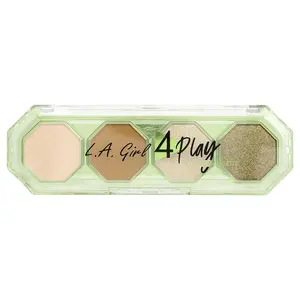L.A. Girl 4 Play Eyeshadow Palette, GES233 Cowgirl,  0.11 oz (3.2 g)