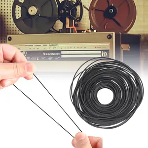 50 Pcs Square Rubber Drive Belts For Cassette Player Recorder Repair Replacement Lot 1mm Width 40-135mm Length Universal