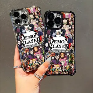 Demon Slayer Kimetsu no Yaiba Anime Phone Case for Anime Fans, Compatible with iPhone 11/12/13/14/15/16 (Pro Max/Plus)