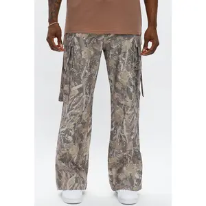 Relaxed Straight No More Waiting Cargo Pants - Brown/combo