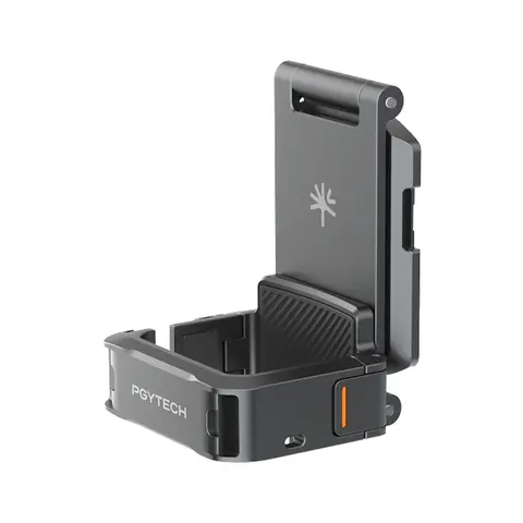 PPGYTECH Multi-Port Expansion Adapter for Xtra Muse, DJI Osmo Pocket 3/4 Cameras - Aluminum Alloy Hub with 1/4"-20 Thread, 2 Action Mounts, Arca-Type Mount, Handheld Selfie Grip, 1-Hand Lock, Stable Silicone Pad - Photography Camera Accessories