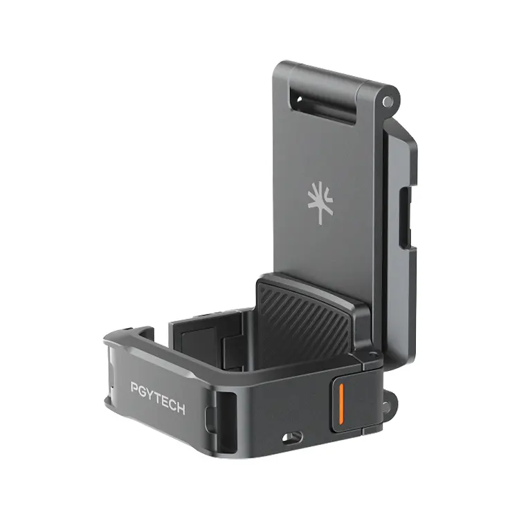 PPGYTECH Multi-Port Expansion Adapter for Xtra Muse, DJI Osmo Pocket 3/4 Cameras - Aluminum Alloy Hub with 1/4"-20 Thread, 2 Action Mounts, Arca-Type Mount, Handheld Selfie Grip, 1-Hand Lock, Stable Silicone Pad - Photography Camera Accessories
