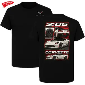 Corvette Z06 T-Shirt, C7 Z06 Corvette Graphic Design, High Performance Chevy Sports Car Shirt for Corvette Enthusiasts