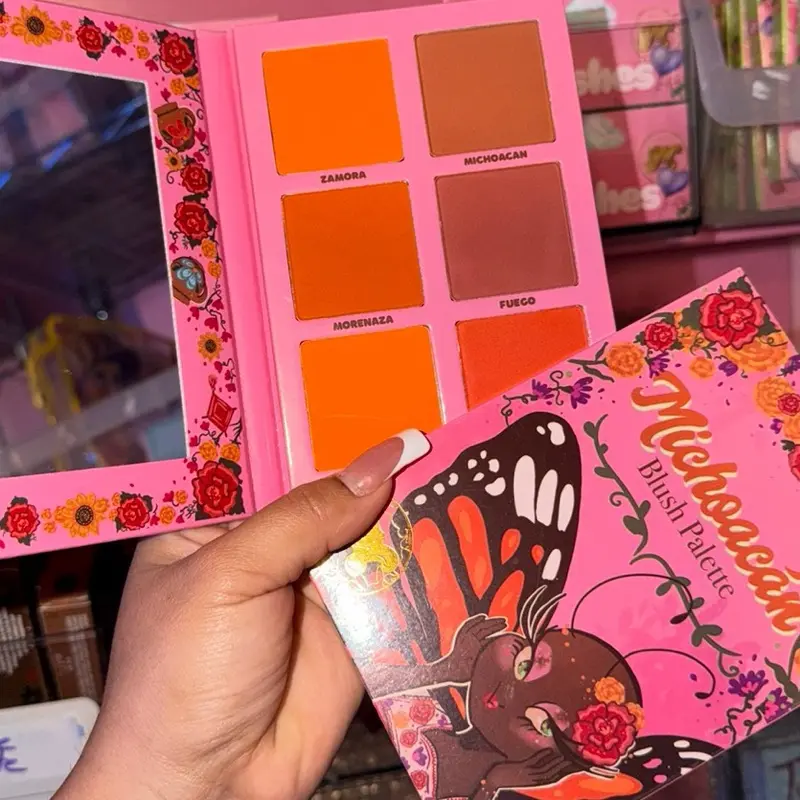 Michoacán Blush Palette, orange and terracota shades Michoacán Blush Palette, orange and terracota shades