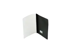 Acco 36251 Plastic Report Cover, Prong Clip, Letter, 3" Capacity, Frosted Cover/Black Back