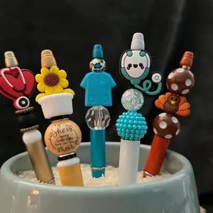 Beadable pen large topper