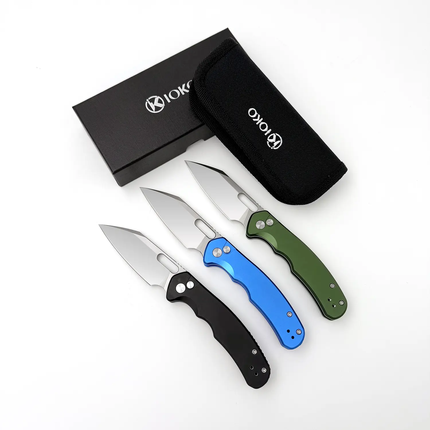 D2 Steel Folding Knife, aluminum alloy Non-Slip Handle, Tough EDC Tool for Camping & Outdoor Adventures Survival Equipment Set