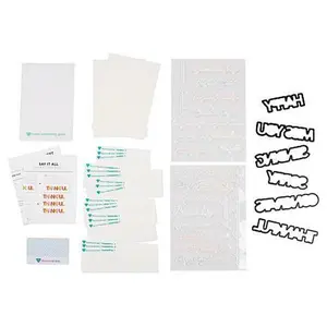 Crafts & Sewing Diamond Press Say It All Stamp, Die and Stencil Kit