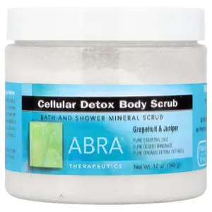 Abra Therapeutics Cellular Detox Body Scrub, Grapefruit & Juniper, 12 oz (340 g)