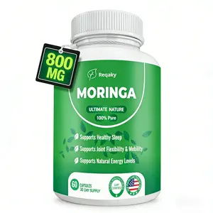 Moringa Capsules (800mg) for Immune Support, Gut Health & Vitamins