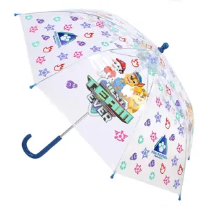 Textiel Trade Kids' Paw Patrol Marshall Chase and Rubble Stick Umbrella, Stick Umbrellas