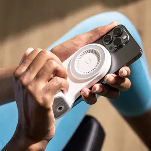 KraftGeek PowerShutter Power Bank Stand Phone Grip, Magsafe Power Bank with Bluetooth Shutter for iPhone 12-17 Series and Pixel 10 Durable Lithium Battery Usb Battery Powered