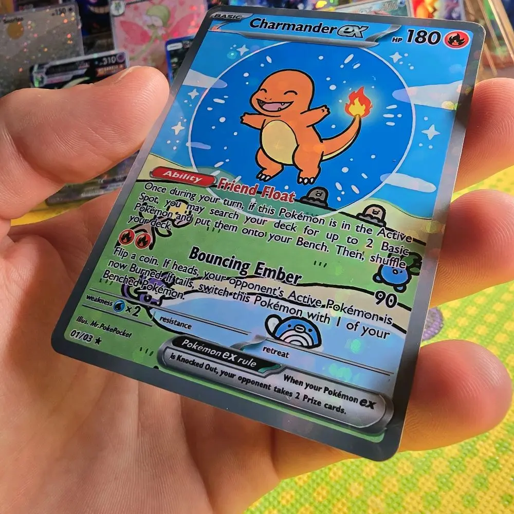 Bubble" Charmander EX Custom Card - Bubble Holo Finish - Full Art Illustration Card - TikTok Shop Bubble" Charmander EX Custom Card - Bubble Holo Finish - Full Art Illustration Card - TikTok Shop