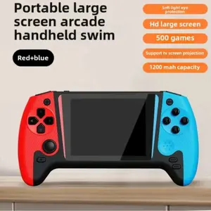 500 games Q21 Gaming Console Red + Blue Color