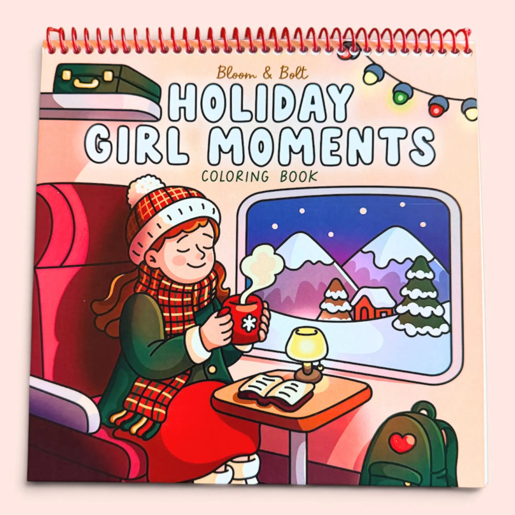 Holiday Girl Moments Coloring Book