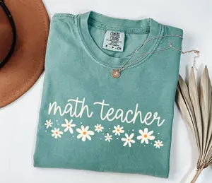 Comfort Colors Math Teacher Shirt, Math Teacher Gift, Math Shirt, Mathematician Shirt Gift, Teacher Mom, Funny Teaching Shirts, Teach Shirt