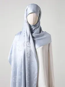 1pcs long printed dark patterned simple headscarf made of Tencel cotton, breathable and fashionable, suitable for daily travel, sun protection, headscarf, shawl, cloak, scarf, Turban Hijab