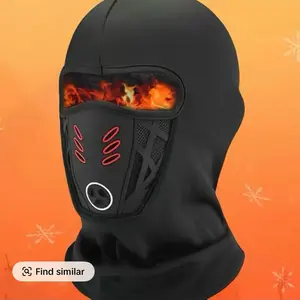 Winter Rider Warm Anti-Haze Balaclava Full Face Mask for Motorcycle Riding Cycling Ski Hood Cap Windproof Soft Outdoor Warm Bike Headwear
