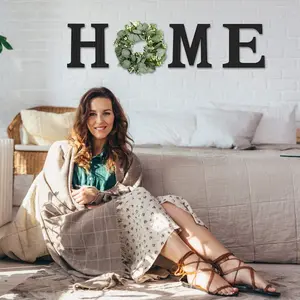 1Set Rustic Wooden Home Decor Sign Set - Shabby Farmhouse Wall Art for Living Room, Kitchen, And Dining Room - The Perfect Gift for Home Decoration, Beautiful Room Accents, Bedroom Decor