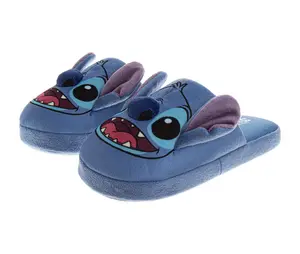 Lilo and Stitch Slippers for Girls - Stitch Plush Warm Soft Aline Comfy Lightweight House Shoes