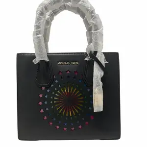 Pre-owned MICHAEL KORS Leather Tote Bags Mercer Studio Medium Modern Disco Messenger