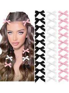 Cute Bow Decor Hair Clip, Super Cute Clips, Fashionable Hair Accessories for Women & Girls, Minimalist Headwear Suitable for Thick Hair