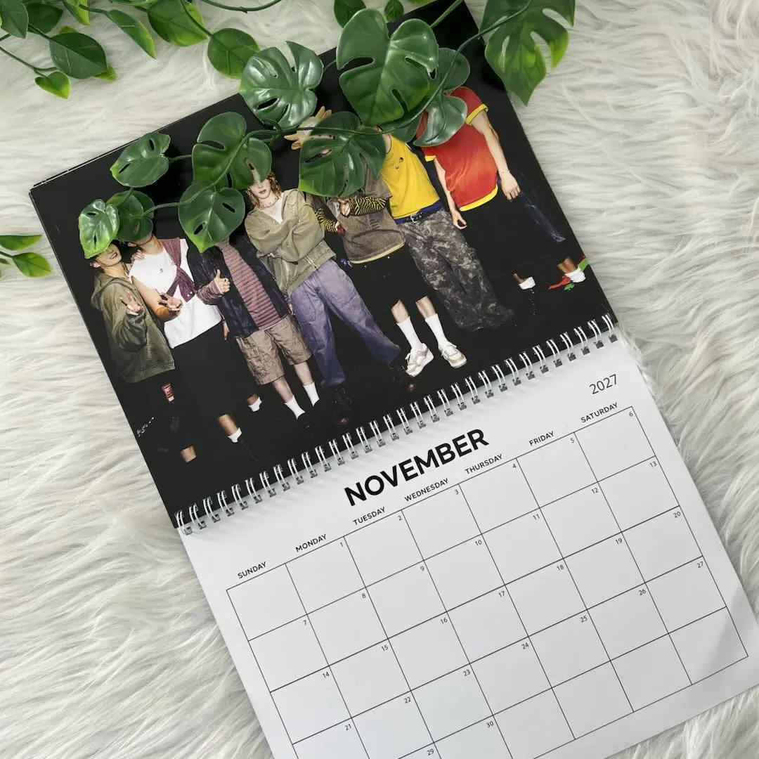 BT 2027 Wall Calendar – 8.5 x 11" Vertical Monthly Calendar, Premium 250gsm Paper, Minimalist Design