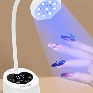 Mini Lámpara UV para Uñas Recargable - UV, automatic sensor with 4 timers ,Light for Nail Care, Compact Design, Ideal for Nail Styling