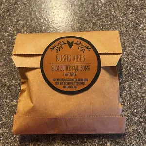 Rustic Vibes Shea butter bath bomb. Body Care