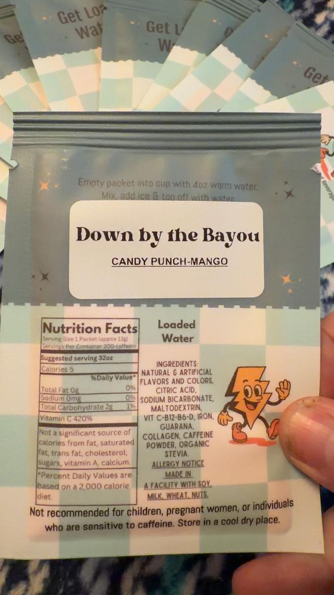 Item: Down by the Bayou-candy punch/mango