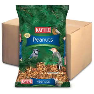 Kaytee Shelled Peanuts for Cardinals, Blue Jays, Woodpeckers and Other Outside Wild Birds, 11 Pounds