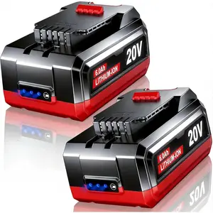 2Pack 20V 6.0Ah  Replace for Bauer 20V Lithium- ,Compatible with Bauer 20Volt Cordless Power Tools