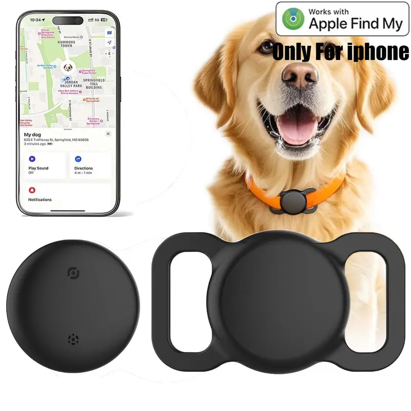 Smart Mini GPS Tracker for Apple Find My (iOS Only), Dogs, Cats, Pets Anti Lost Wireless Bluetooth-compatible Tracker