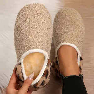 Women's Plush Fleece Slippers Non-Slip Sole Indoor Outdoor Comfortable House Shoes