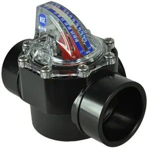 H2Flow Controls FVC Flo Vis 22 in. Flow Meter Check Valve