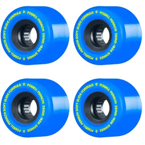 Powell Peralta Skateboard Wheels 59mm G-Slides Blue 82A Soft Slide Formula SSF