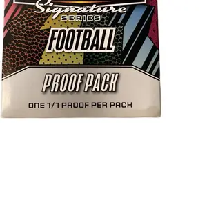 Signature Series Football 1/1 Proof Pack - One 1/1 Proof Per Pack Collectible Trading Card