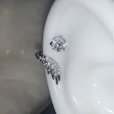 Gold Wing Earrings Billie Eilish TikTok Shop